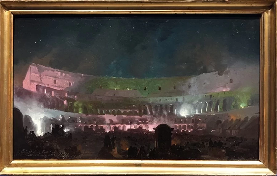 Il Colosseo, fuochi